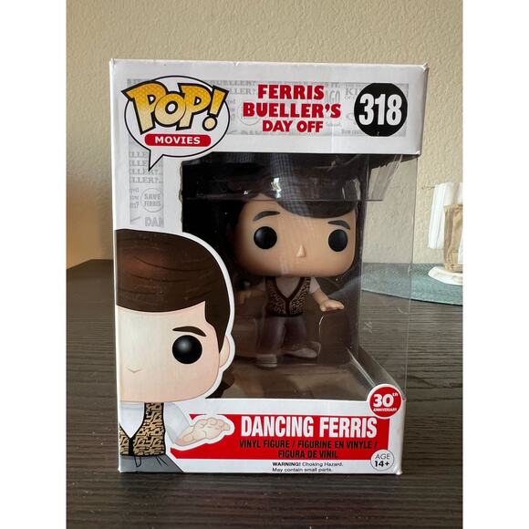VAULTED Dancing Ferris Bueller Funko Pop #318 Bueller's Day Off Movies Vinyl - Picture 1 of 6